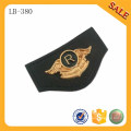 LB380 Echte Custom Private Leder Label Patch / benutzerdefinierte Logo Leder Jacke Patches